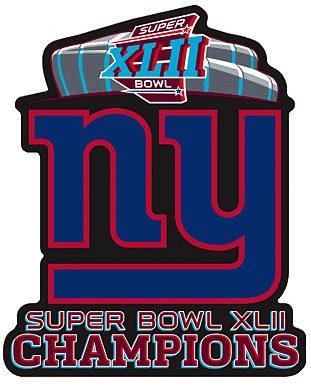 New York Giants 2008 Champion Logo iron on paper